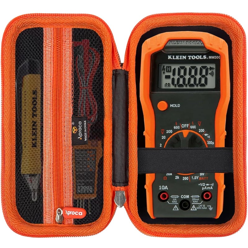 Aproca Tools Case Compatible with Klein Tools 69149P / MM400 / MM300 Electrical Test Multimeter, Portable Storage Bag for Accessories - Image 1